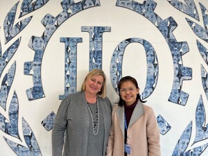 Dr Diana Gagliardi at ILO-ITC in Turin on 23 January 2023 - ICOH